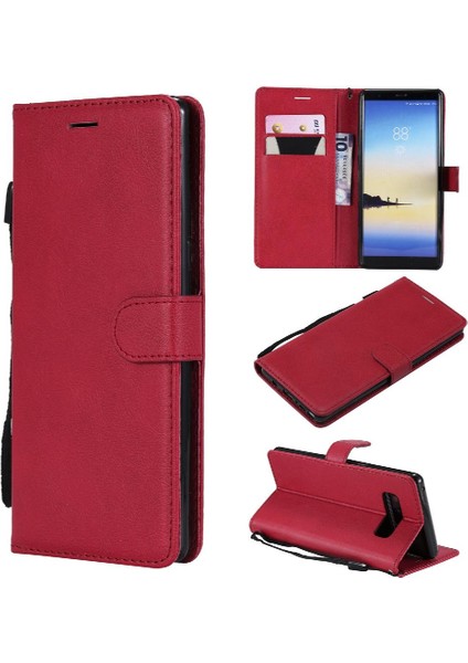 Kart ile Samsung Galaxy Not 8 Iş Cüzdan Telefon Kılıfı Için Flip Case (Yurt Dışından)