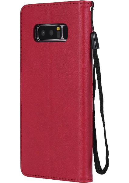 Kart ile Samsung Galaxy Not 8 Iş Cüzdan Telefon Kılıfı Için Flip Case (Yurt Dışından)