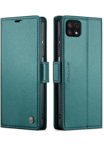Samsung Galaxy A22 5g Darbeye Dayanıklı Durumda Kart Yuvası Cüzdan (Yurt Dışından)