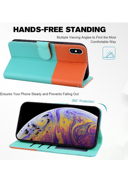 Iphone Xs Max Flip Kapak Darbeye Deri Kılıf Cüzdan Basit (Yurt Dışından) indirimleri