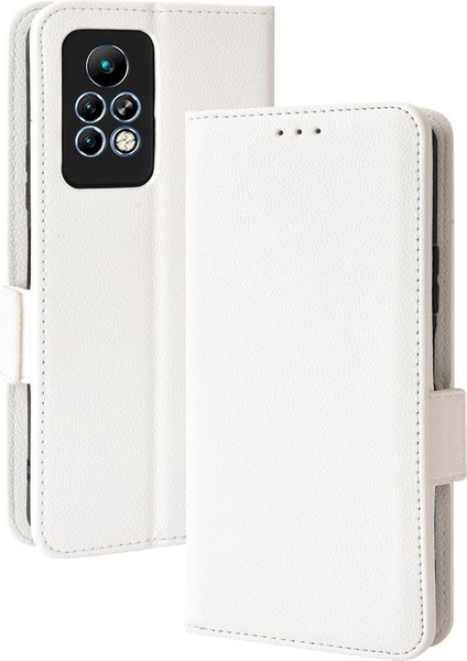 Infinix Not 11 Pro Manyetik Yan Toka Kart Yuvaları Tutucu Cüzdan Için Kılıf (Yurt Dışından)