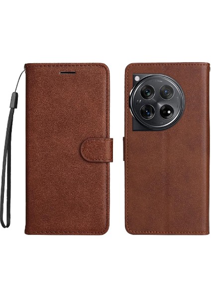 Oneplus 12 5g Için Flip Case Kart Yuvası ile Yüksek Kaliteli Deri Iş (Yurt Dışından)