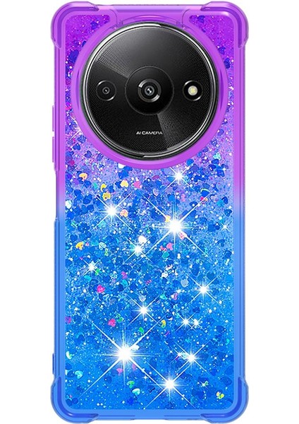Xiaomi Redmi A3 Için Komik Bling Parlak Kristal Akan Sparkle Hareketli (Yurt Dışından)