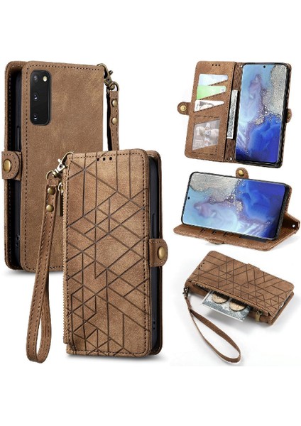 Samsung Galaxy S20 Için Flip Case Artı Kapak Çevirin Deri Kılıf Darbeye (Yurt Dışından)