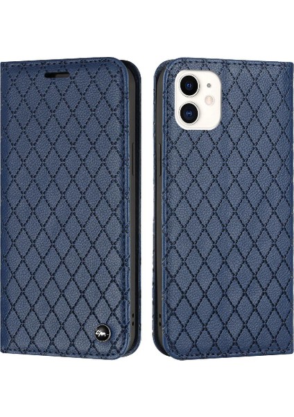 IPhone 11 Için Kılıf Kart Yuvaları Tutucu Cüzdan Çevirme Iş Manyetik Kabuk (Yurt Dışından)