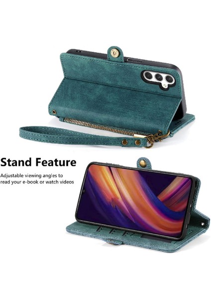 Samsung Galaxy A25 Için Flip Case 5g Kapak Çevirin Cüzdan Basit Iş Durum (Yurt Dışından)