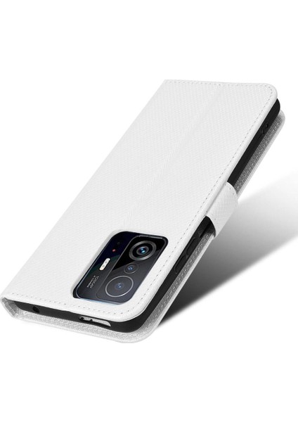 Xiaomi 11T/11T Pro Kapak Kickstand Manyetik Cüzdan Kart Tutucu (Yurt Dışından)
