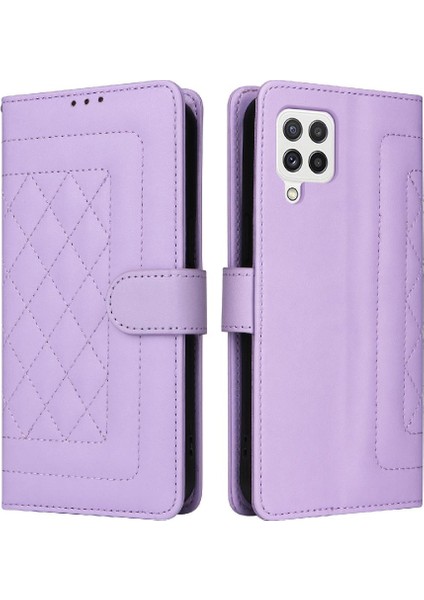 Samsung Galaxy A22 4g Için Flip Case Basit Iş Kapak Deri (Yurt Dışından)