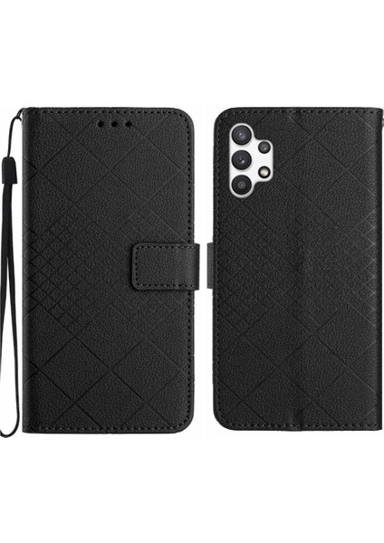 Samsung Galaxy A32 4g Için Flip Case Cüzdan Pu Deri Kart Yuvası ile Standı (Yurt Dışından)