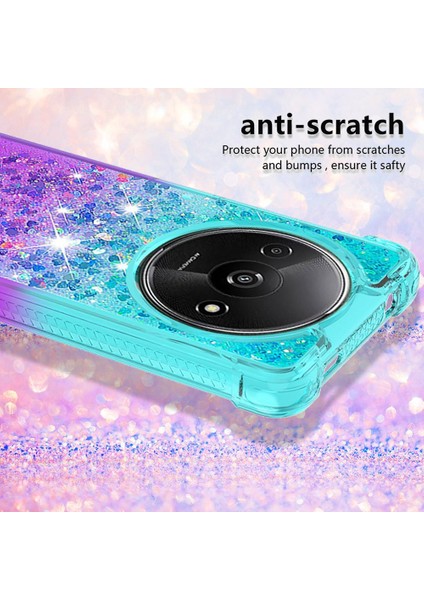 Xiaomi Redmi A3 Için Komik Bling Parlak Kristal Akan Sparkle Hareketli (Yurt Dışından) modelleri