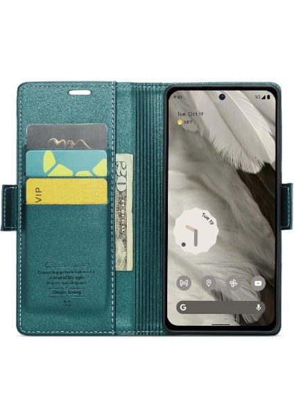 Google Pixel 8 Kart Yuvası Cüzdan Durumda Kickstand Darbeye Dayanıklı (Yurt Dışından) modelleri