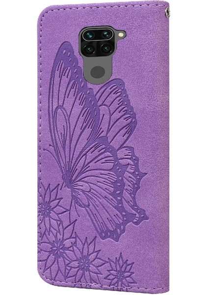 Xiaomi Redmi Not 9 Pro Için Kılıf Deri Cüzdan Büyük Kelebek Kart ile (Yurt Dışından)