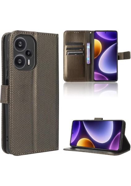 Xiaomi Poco F5 5g Kickstand Kapak Manyetik Cüzdan Kart Tutucu (Yurt Dışından) indirimleri