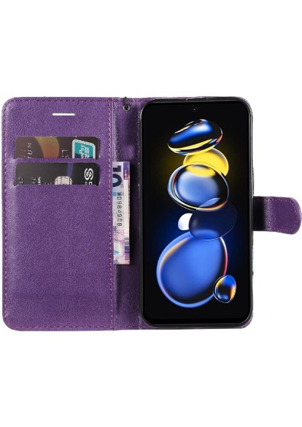 Xiaomi Poco X4 Gt 5g Için Flip Case Iş Cüzdan Telefon Kılıfı Klasik Yüksek (Yurt Dışından) indirimleri