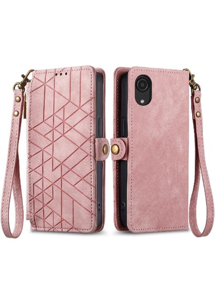 Samsung Galaxy A03 Çekirdek Darbeye Deri Kılıf Için Flip Case Basit Flip (Yurt Dışından)