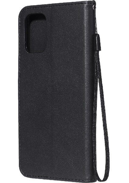 Oneplus 8t Için Flip Case Kart Yuvası ile Yüksek Kaliteli Deri Klasik Katı (Yurt Dışından) indirimleri