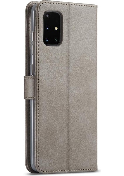 Samsung Galaxy A51 5g Kart Yuvaları Cüzdan Buzağı Doku Yatay (Yurt Dışından)