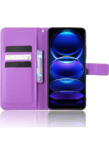 Xiaomi Redmi Not 12 5g Kapak Manyetik Cüzdan Kickstand Kart (Yurt Dışından)
