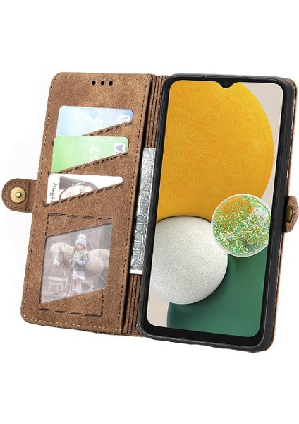 Samsung Galaxy A13 5g Için Flip Case Deri Kılıf Cüzdan Basit Iş (Yurt Dışından) indirimleri