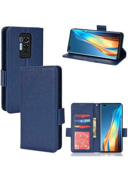 Tecno Phantom x Kart Yuvaları Için Kılıf Tutucu Pu Deri Cüzdan Yan Toka (Yurt Dışından)
