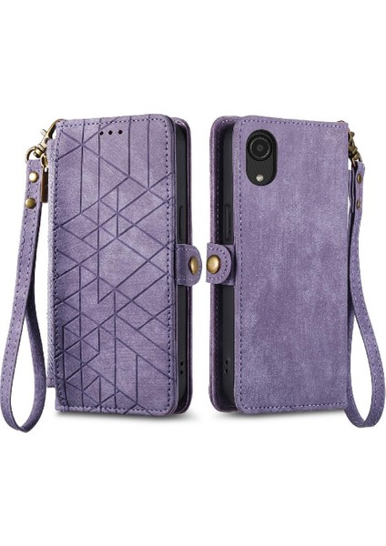 Samsung Galaxy A03 Çekirdek Darbeye Deri Kılıf Için Flip Case Basit Flip (Yurt Dışından)