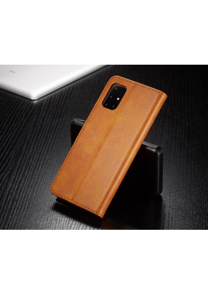 Samsung Galaxy Horizontal Kart Yuvaları Cüzdan Buzağı Doku Yatay Için Kılıf (Yurt Dışından)
