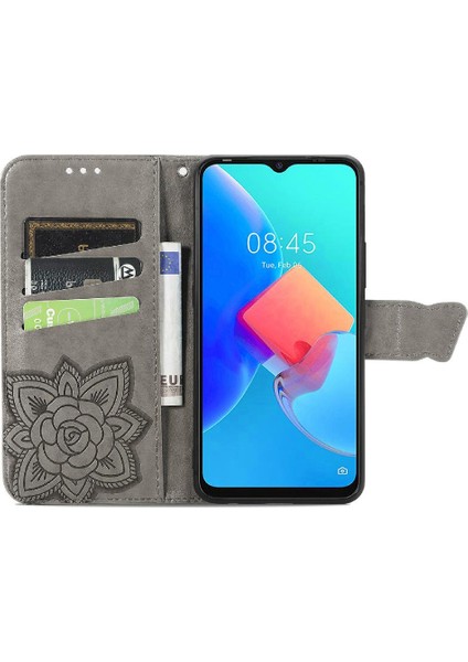Tecno Spark 8c Iş Cüzdan Kelebek Çok Renkli Kanat Için Kılıf (Yurt Dışından)