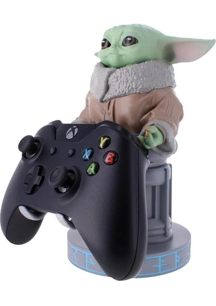 Exg Pro Cable Guys -Star Wars Grogu Seeing Stone Pose Phone And Controller Holder