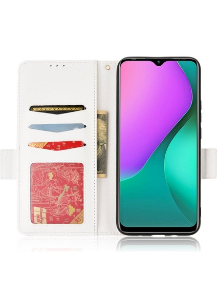 Infinix Sıcak 11 Oynamak Için Kılıf Manyetik Cüzdan Pu Deri Kart Yuvaları Tutucu (Yurt Dışından)