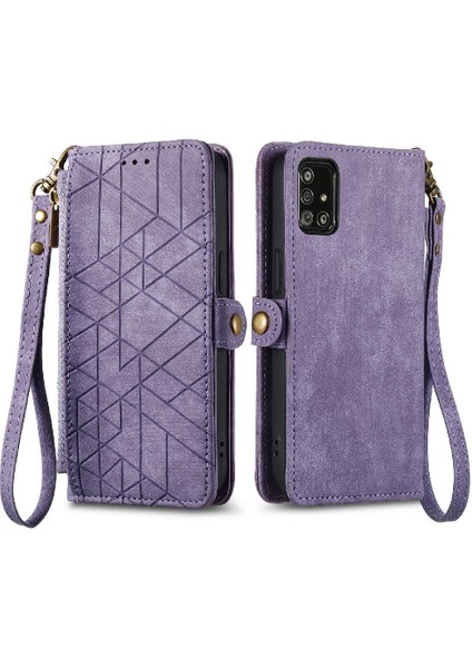 Samsung Galaxy A71 5g Için Flip Case Deri Kılıf Cüzdan Darbeye Basit (Yurt Dışından) modelleri