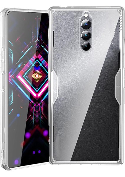 Zte Nubia Red Magic 8s Pro / Pro Plus / 8 Pro Akrilik Darbeye Dayanıklı Sert Rubber Kılıf