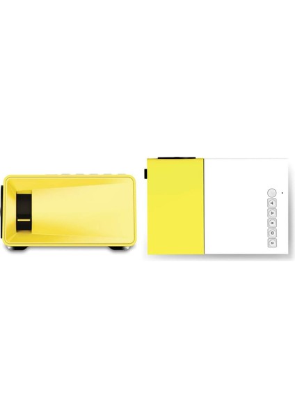 Taşınabilir Mini Projeksiyon Cihazı - HDMI Uyumlu - USB Uyumlu - Kablo ile Telefon Bağlantısı modelleri