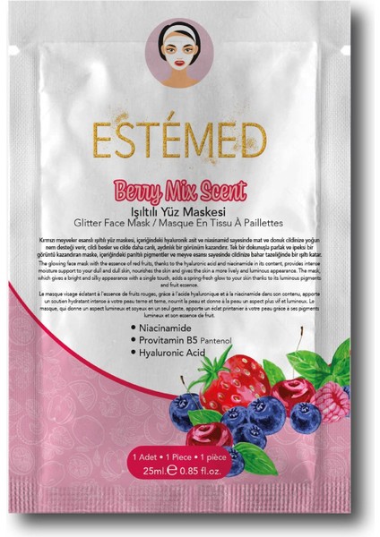 Berry Mix Kokulu Kağıt Maske - Berry Mix Scent Sheet Mask