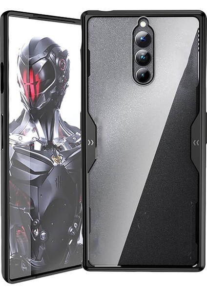 Zte Nubia Red Magic 8s Pro / Pro Plus / 8 Pro Akrilik Darbeye Dayanıklı Sert Rubber Kılıf