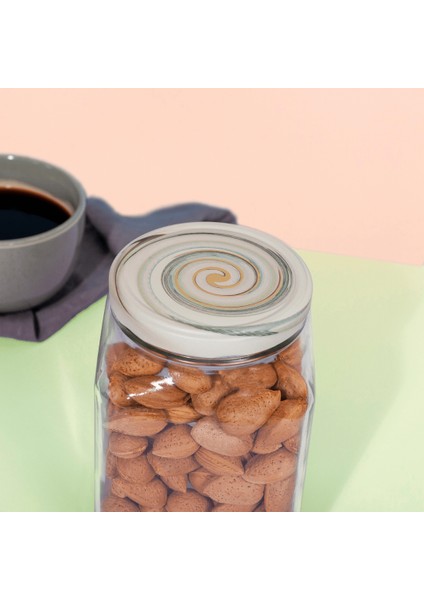 1600 ml Kavanoz 15'li Batique Kapaklı