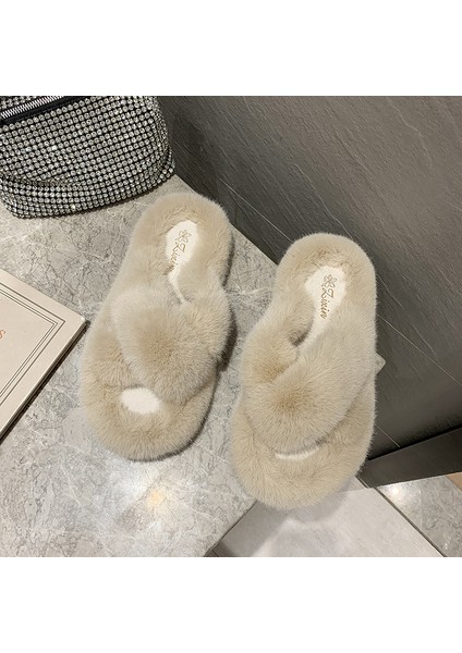 Kış Peluş Sıcak Tutan Terlikler (Yurt Dışından)