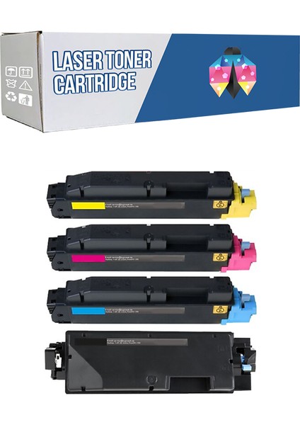 Kyocera Taskalfa 352CI TK-5345 Cmyk 1 Set Muadil Toner