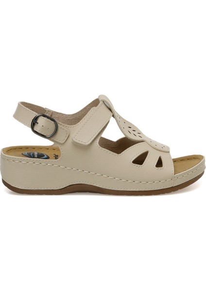 166375.Z4FX Bej Kadın Comfort Sandalet