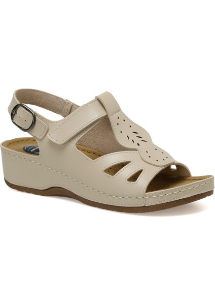 166375.Z4FX Bej Kadın Comfort Sandalet