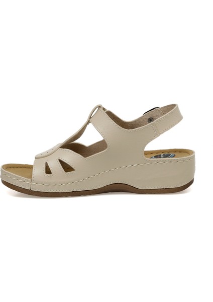 166375.Z4FX Bej Kadın Comfort Sandalet
