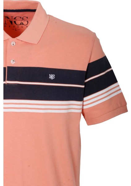 Erkek Polo Yaka Tişört %100 Pamuk Slim Fit Ribanalı Kol Çizgili T-Shirt Ncs Jeans 1167 fiyatları