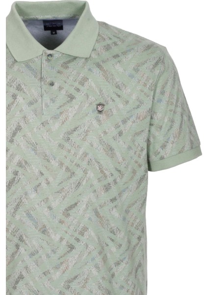Erkek Polo Yaka Tişört Çağla Slim Fit Ribanalı Kol Pamuklu Baskılı T-Shirt Ncs Jeans 1254 fiyatları
