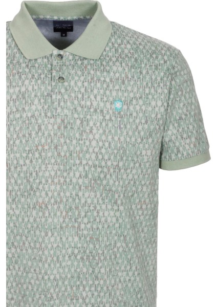 Erkek Polo Yaka Tişört Çağla Slim Fit Ribanalı Kol Pamuklu Baskılı T-Shirt Ncs Jeans 1253 fiyatları