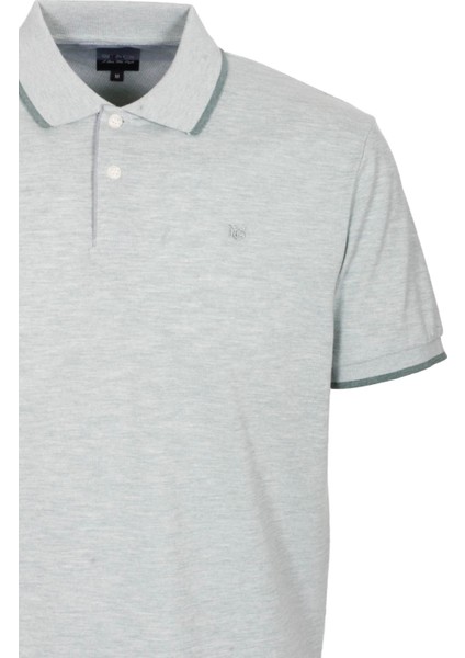 Erkek Polo Yaka Tişört Açık Yeşil %100 Pamuk Slim Fit Ribanalı Kol T-Shirt Ncs Jeans 1245 fiyatları