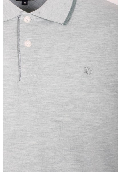 Erkek Polo Yaka Tişört Açık Yeşil %100 Pamuk Slim Fit Ribanalı Kol T-Shirt Ncs Jeans 1245 fırsatları