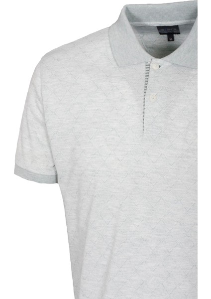 Erkek Polo Yaka Tişört Yeşil Dokulu %100 Pamuk Slim Fit Ribanalı Kol T-Shirt Ncs Jeans 1250 indirimleri
