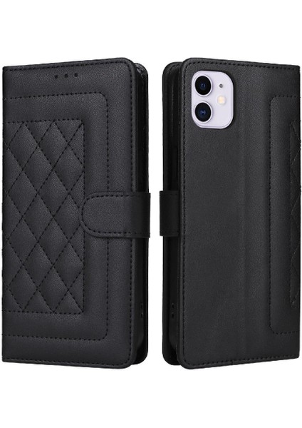 Iphone 11 Için Flip Case Cüzdan Basit Iş Kapak Çevirin Deri Kılıf (Yurt Dışından)