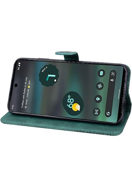 Elmas ile Google Piksel 8 Kickstand Koruyucu Büyük Kelebek Için Kılıf (Yurt Dışından)