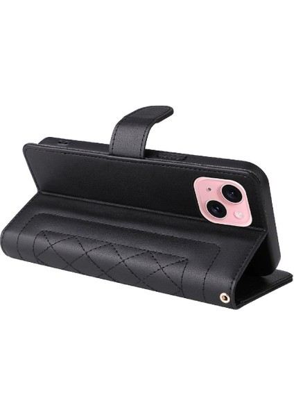 Iphone 15 Için Flip Case Deri Kılıf Cüzdan Darbeye Basit Iş (Yurt Dışından) indirimleri