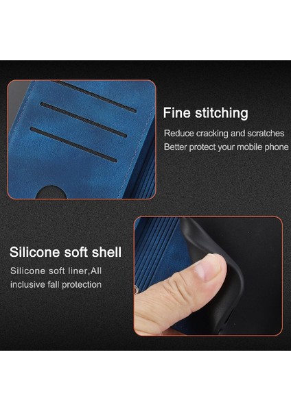Samsung Galaxy S22 Artı 5g Için Filp Durumda Tam Koruma Kickstand Pu Anti (Yurt Dışından)